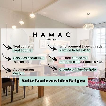 Suite Des Belges Parc Tete D'Or - 4 A 6 Voyageurs Lyon Exteriér fotografie